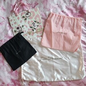 Jesus Diamante Gyaru Lolita Shopping Bag and Dust Bags Set